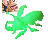 Giocattolo per coleotteri del rinoceronte stampato 3D - Modello educativo di insetti con giunto mobile per bambini | Decorazione da scrivania realistica per gli amanti degli animali, collezionisti
