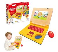 Giocattolo per computer portatile per bambini,con luci e effetti musicali | Computer educativo per bambini,Tastiera ABC Giochi educativi,Regalo per bambini da 2 anni a 5 anni