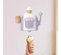 Giocattolo per creare bolle di sapone da bagno, simpatico gelato in schiuma