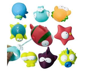 Giocattolo per Doccia Bambini,Giochi con acqua senza fori per genitori e bambini - Animali Cartoon Giocattolo Bagnetto - per Spiaggia Piscina Viaggi Casa Regalo Piccoli Esploratori