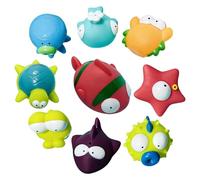 Giocattolo per Doccia Bambini | Senza Fori per Interazione Genitore-Figlio - Set Animali Giocattoli Bagno,Per e Bambini 6-18 , Ideale per Casa, Piscina, Viaggi,