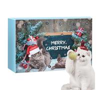 Giocattolo Per Gatti Calendario Avvento Di Natale 2025 | Giocattoli Per Gattini 24 Giorni - Calendario Conto Alla Rovescia Per Animali Domestici - Per Sollievo Dalla Noia Durante Le Feste A Casa