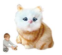 Giocattolo per gatti con gattino elettronico, personaggio di Miau Belling | Divertente giocattolo per animali domestici, attività domestica, voce attivata compagni di gioco, giocattolo regalo