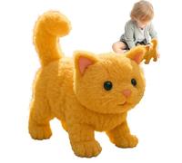 Giocattolo Per Gatti Per Bambini - Animale Di Peluche Per Gatti Elettrici, Giocattoli Per Animali , Sussurri Magici Luna Kitty, Giocattolo Per Bambini Di Peluche Interattivo, Per Figlia Ragazze