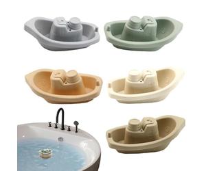 Giocattolo Per Il Bagno In Barca - Giochi Per Il Bagno E L'acqua, Set Da Gioco Impilabile, Gioco Galleggiante Per Rimorchiatore, Vaso Di Nidificazione Colorato Per La Educazione, Per Bambini
