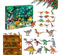 Giocattolo Per Il Conto Alla Rovescia Di Natale,Statuetta Ornamento Ufficio,2025 Modello Di Dinosauro 3D Giocattolo 'Avvento - Per Uomini Donne Ragazze Adolescenti Moglie Figlio Figlia Famiglia