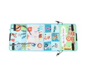 Giocattolo per Il Tempo della Pancia dello Specchio per Bambini in Morbido Poliestere con Libro Sonoro Increspato per Lo Sviluppo Cognitivo, Specchio da Pavimento Portatile per Neonati