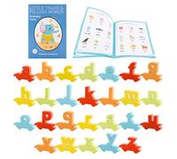 Giocattolo per imparare a vedere e scrivere, gioco di lettere abbinate - Puzzle di ortografia realistico e sicuro per un apprendimento divertente | Ortografia delle parole, colori vivaci, giocattolo