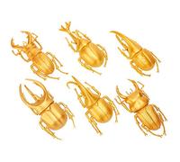 Giocattolo per Insetti in PVC Non Tossico di Halloween 6 Pezzi di Puntelli per Trucchi Spaventosi Modello Scarabeo per Il Giorno di Halloween o Ornamento da Giardino (#1)