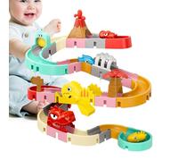 Giocattolo per la costruzione di binari a parete per il bagno - di canaline a , gioco creativo di costruzione del flusso d'acqua | Set di diapositive per giochi educativi con potente ve