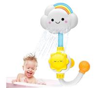 Giocattolo per la doccia per bambini Giocattolo per doccia con acqua nebulizzata per il bagno Bella nuvola arcobaleno L'acqua schizza rubinetto per i più piccoli