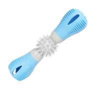 Giocattolo per la pulizia dei denti del cane, giocattolo per spazzolino da denti per cani | Giocattolo da masticare per cani con manubri | Bastone per spazzolino da denti in gomma resistente per cani,