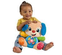 Fisher-Price - Il Cagnolino Smart Stages, Peluche Musicale per l'apprendimento con luci, Suoni e Frasi, Versione multilingue, Giocattolo per Bambini, 6+ Mesi, JFD20
