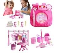 Giocattolo Per Lavatrice Per Bambini - Set Di Mobili Per Casa Delle Bambole, Giocattolo Educativo Per Giochi Di Ruolo, Finta Lavatrice | Giocattoli Educativi E Didattici Per Ragazze, Per Le
