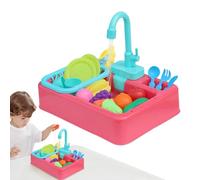 Giocattolo per lavello - Set da cucina a ciclo d'acqua automatico | Stazione di lavaggio interattiva con per rubinetto | Tabella di attività sensoriali educative per tutti i piccoli