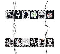 Giocattolo per libri in stoffa morbida per bambini Giocattoli sensoriali Montessori in bianco e nero ad alto contrasto per bambini 3-12 mesi Regali di compleanno per bambini Neonati Neonati