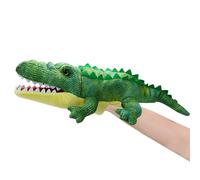 Giocattolo per marionetta a mano a coccodrillo - marionette in bocca mobile | Giocattolo di pupazzo fatto a mano animale morbido peluche per playhouse, dragator serpente Turtle Lizard Frog Hand Puppet