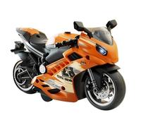 Giocattolo Per Motociclette Con Suono E Luce - Mini Modello Di Moto Da Corsa Di Simulazione Con Azione Motorizzata Pullback, Effetti Sonori Realistici E Lampeggianti Per Ragazzi Ragazze Bambini A