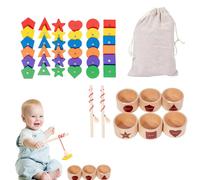 Giocattolo per Ordinamento di Forme - Coppa Classificazione Magnetica Legno | Gioco Abbinamento Forme e Colori,per l'Abbinamento dei Colori Apprendimento Sviluppo della Motricità Fine Attività