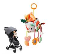 Giocattolo Per Passeggino - Peluche Sonaglio Sensoriale Amichetto Squeaky - Giocattolo Mobile Per Attività Di Gioco Con Clip,Per Shower Bambini Età 0-12 Viaggio Auto Lettino Culla