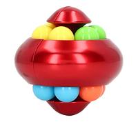 Giocattolo per puzzle a sfera rotante - Relieflitto di stress resistente in lega di alluminio per la coordinazione per gli occhi della mano e pensiero strategico per adolescenti (type 6)
