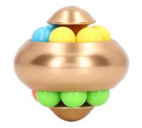 Giocattolo per puzzle a sfera rotante - Relieflitto di stress resistente in lega di alluminio per la coordinazione per gli occhi della mano e pensiero strategico per adolescenti (type 3)