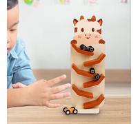 Giocattolo per rampa di auto a zig a zig automobilistica con auto da corsa per