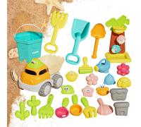 Giocattolo per sandbox | 25 pezzi divertente strumento per tomba e esplorazione | Giocattolo di sabbia per esterni, piscina, acqua, nuoto, immersioni, vacanze estive, famiglia
