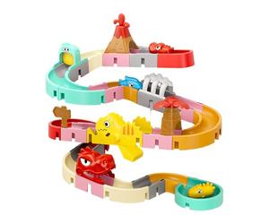 Giocattolo per scivoli da doccia - robusto kit di ingegneria da bagno, componenti solidi assemblati sottovuoto, attività fantasiosa del percorso di flusso | Divertente regalo per bambini, scoperta