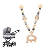 Giocattolo per sedili per auto, giocattolo da carrozzina,Pustiera sensoriale giocattolo giocattolo a catena in legno - Custhair Charning Pusthair di simpatico per bambini, ragazzi, ragazze, bambini, b