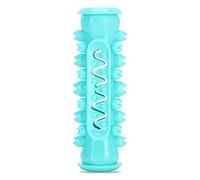 Giocattolo per spazzolino da denti con dentifricio in TPR per cani, sicurezza, pulizia dei molari, puzzle, addestramento, gioco (Lake Blue)
