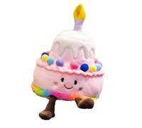 Giocattolo per torta con candele - Dolce-Shaped Polde Doll with Happy trasforma in ogni occBirthday melodico Song | Cuscino interattivo con musica per Les, regalo piacevole e decorativo