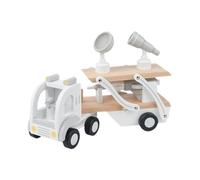 Giocattolo per trasportatore di auto - Set da gioco per camion da trasporto, giocattolo per camion da trasporto, modello di di razzi in legno rimovibile, giocattoli sandbox per trasportatori