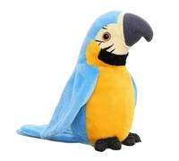 Giocattolo per uccelli per bambini - chiacchierato con mobili e musica - animale elettronico interattivo realistico di peluche per intrattenimento infantile