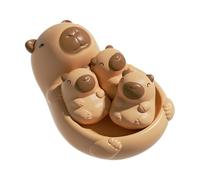 Giocattolo per vagoni animali -madre -madre - giocattoli da bagno | Gioco d'acqua sensoriale | Apprendimento della doccia Capybara interattiva per le ragazze dei ragazzi per bambini