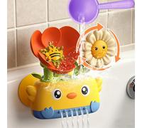 Giocattolo per vasca da bagno a partire da 1 2 3 4 anni, anatra, giocattolo per bambini, fiori e api, giocattolo da bagno, giocattolo per la vasca da bagno, giocattolo per bambini, regalo da 1 2 3 4