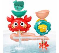 Giocattolo per vasca da bagno, giocattolo per il bagno, giocattolo per l'acqua, per bambini a partire dai 3 anni, con doppio gioco fai da te, ventose, capsule e palline, regalo per ragazze e ragazzi