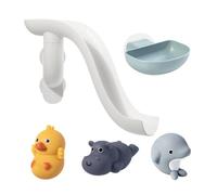 Giocattolo per vasca da bagno, scivolo per piscina, giocattolo da spiaggia con struttura stabile, soluzione robusta per ragazze di età 1-3 anni, casa, doccia, sala giochi all'aperto