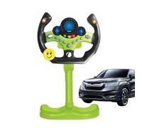 Giocattolo per volante per bambini, 25 x 49 cm, Le-nkrad giocattolo per auto, simulato a L, per auto, passeggero, simulazione, controllore di guida portatile con musica e suono per bambini