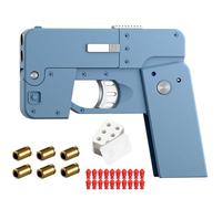 Giocattolo Pieghevole della Pistola Forma del Telefono Cellulare, edc Pieghevole Portatile Automatici Pistola da Giocattolo Palmare+20 Proiettile Morbido, Creativo Giocattolo Antistress
