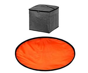 Giocattolo pieghevole portatile con tappetino da gioco capacità per promuovere la responsabilità Facile conservazione dei giocattoli e tappetino da gioco