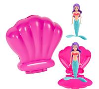 Giocattolo Piscina Sirena,Conchiglia Rotante,Gioco da Bagno