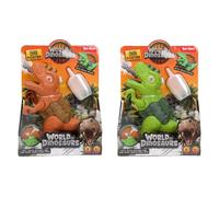 Giocattolo pistola Dino con spray, luce e suono - World Of Dinosaurs