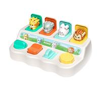 Giocattolo pop-up, giocattolo interattivo a nascondino per animali carini, animale pop-up sicuro e divertente, giocattoli educativi a nascondino per bambini, giocattoli didattici creativi per bambi