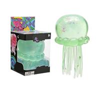 Giocattolo portatile con glitter per meduse Squishy con braccia oscillanti, antistress Fidget Toy per bambini e adulti, giocattolo sensoriale per alleviare l'ansia con glitter per ufficio, scuola