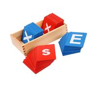 Giocattolo prescolare Montessori Insegnamento delle lettere inglesi Giocattolo