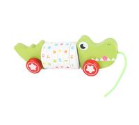 Giocattolo push-pull in legno, giocattoli da spingere e trascinare con animali,