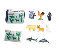 Giocattolo puzzle 3D con capacità stoccaggio modelli animali educativi