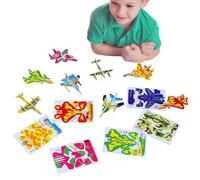 Giocattolo puzzle - 3D - fai da te - Gioco del cervello | Giocattolo puzzle per bambini con modelli armati e dinosauri, kit di montaggio per feste di famiglia e attività in classe