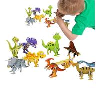 Giocattolo puzzle - 3D - fai da te - Gioco del cervello | Giocattolo puzzle per bambini con modelli armati e dinosauri, kit di montaggio per feste di famiglia e attività in classe